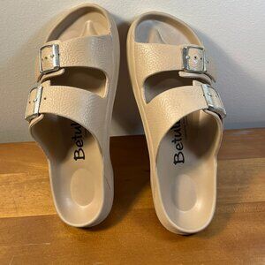 Betula Birkenstock Double Buckle Slides
